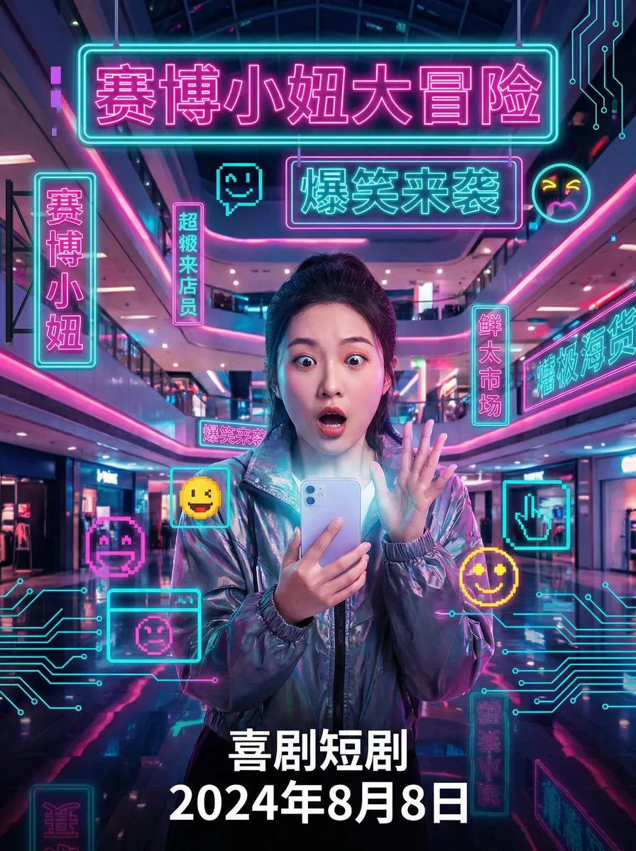 水门桥免费观看完整版在线观看 搞笑喜剧短剧 - 赛博小妞大冒险海报